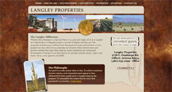 Desktop Screenshot of langleyland.com