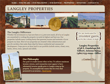 Tablet Screenshot of langleyland.com